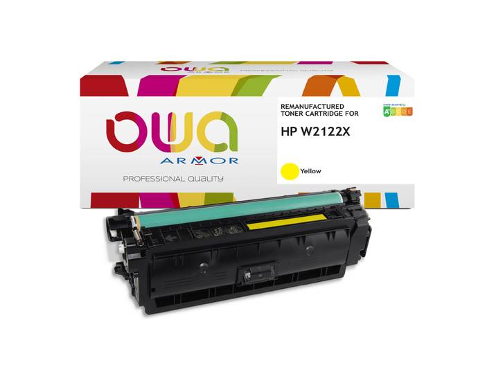OWA Toner compatible HP 212X - W2122X - K18950OW - Haute capacité 10 000 pages - Jaune