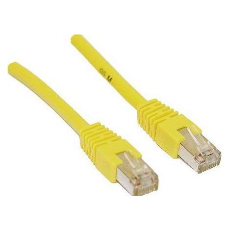 Goobay CAT 5e Patchkabel, U/UTP, Gelb, 10 m (U/UTP, CAT5e, 10 m) (68346)