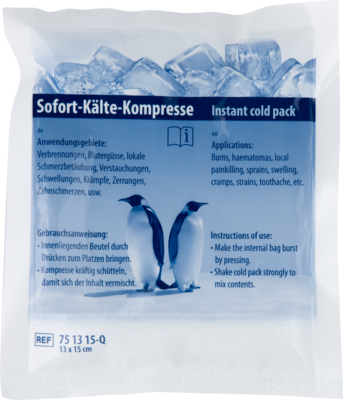 Medline International Germany GmbH SOFORT-KÄLTE Kompresse Quick 15x20 cm 1 St 03277280