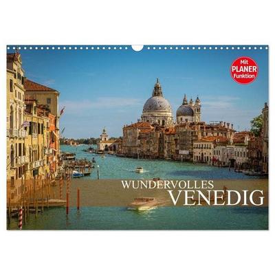 Wundervolles Venedig (Wandkalender 2027 DIN A3 quer), CALVENDO Monatskalender