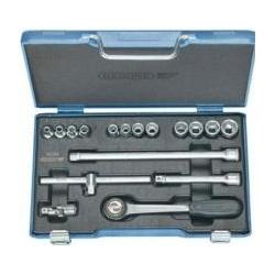 Gedore D 30 GMU-3 Steckschlüssel-Satz 3/8" 17-teilig UD-Profil 6-19 mm (3/8") (6240200)