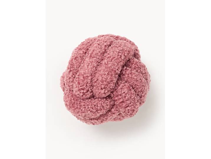Coussin noué en peluche Dotty