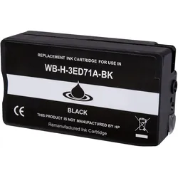 Alternativ-Tinte für HP 3ED70A schwarz