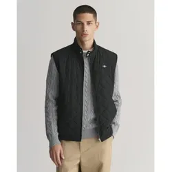 Gant für Herren. 7006341 Windcheater Steppweste schwarz (S), Lässig, Polyester