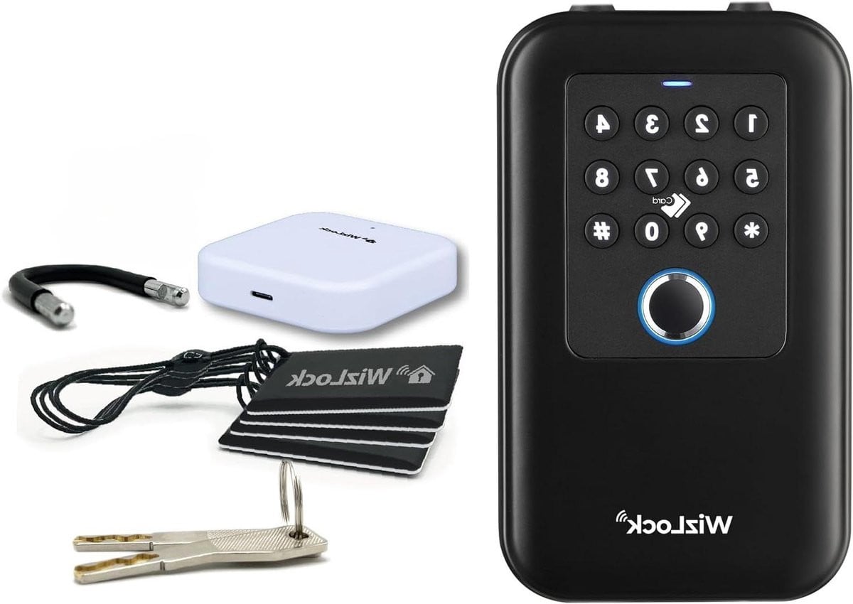 Slimme Sleutelbox Zwart - Veilige Sleutelkluis met Internet Connectiviteit en IP66-bescherming