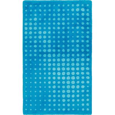 Badematte EGERIA "DOT" Gr. 3, blau, H:10mm, Baumwolle, Badematten, Badematte