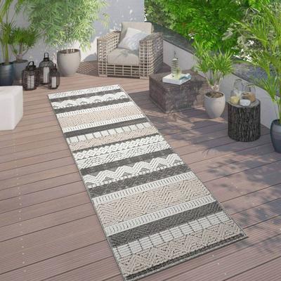 World Rug Gallery Marbella Contemporary Boho Indoor/Outdoor Area Rug