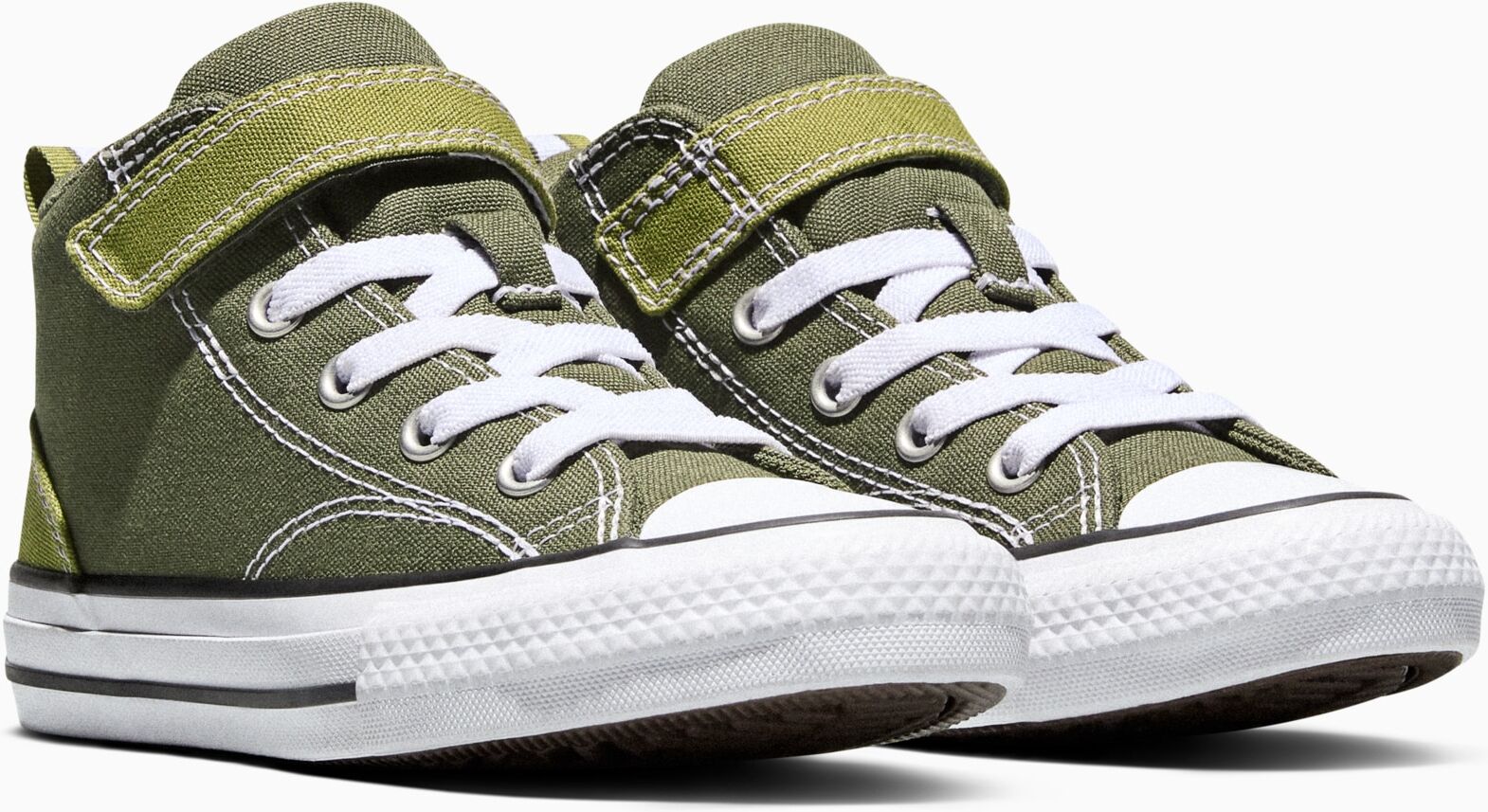 Sneaker CONVERSE "CHUCK TAYLOR ALL STAR MALDEN STREET EASY-ON COLOR POP", Jungen, Gr. 29, grün (utility, in the weeds, weiß), Textil, Schuhe Sneaker utility, in the weeds, weiß 29