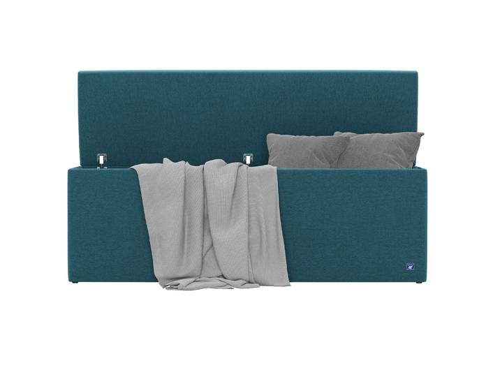 BRUNO Betttruhe 140cm in Petrol zusätzlicher Stauraum & elegantes Design