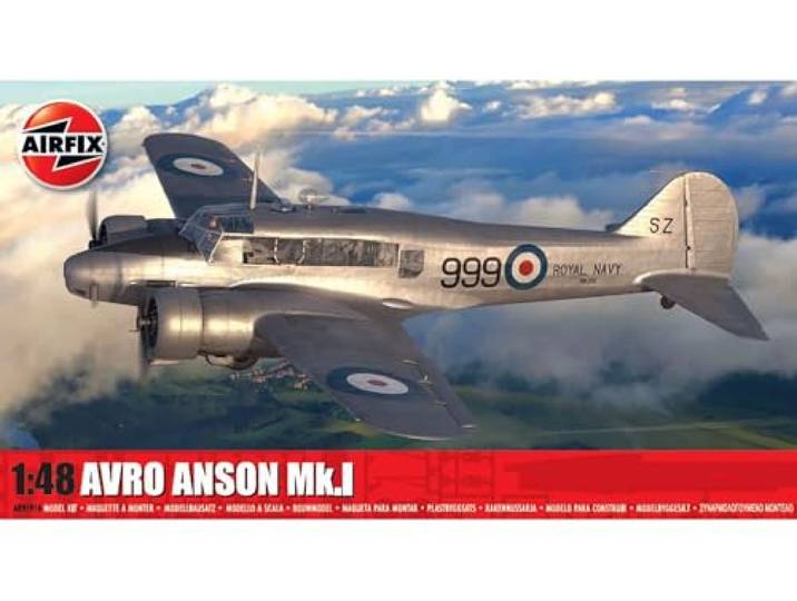 Airfix A09191A Avro Anson Mk.I Vliegtuig Plastic Model Kit