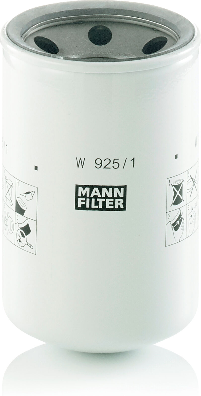Mann-Filter Filter, Arbeitshydraulik W 925/1 Für International