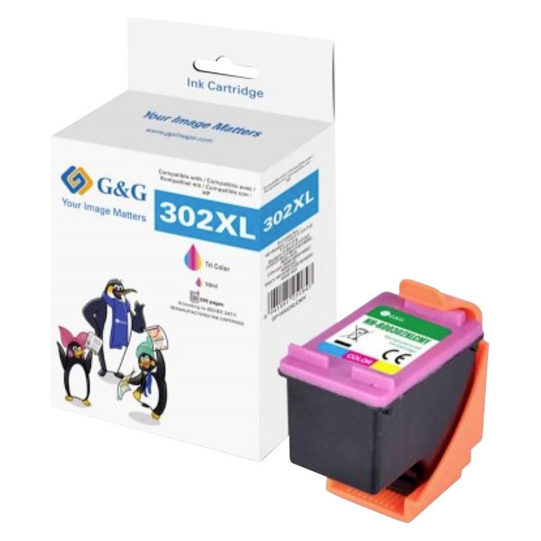 G&G Druckerpatrone kompatibel HP302XL/F6U67AE, Farbe (Color) (70361)