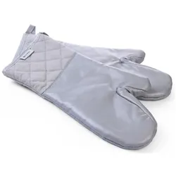 Hendi Ofenhandschuh, Backhandschuhe + Topflappen, Silber