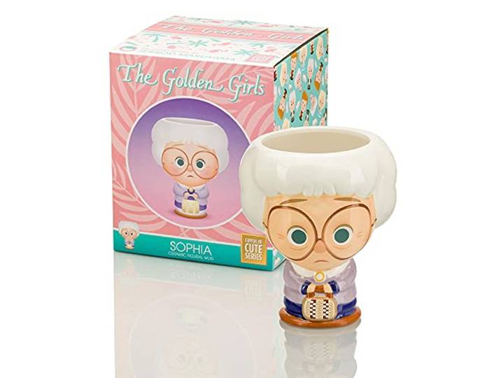 Beeline Creative Cupful of Cute The Golden Girls Keramik-Tasse, 540 ml, Sophia Weiß, Einheitsgröße