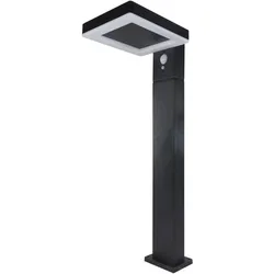 REV, Gartenbeleuchtung, LED Solar Stehleuchte Square schwarz (230 lm, IP44)