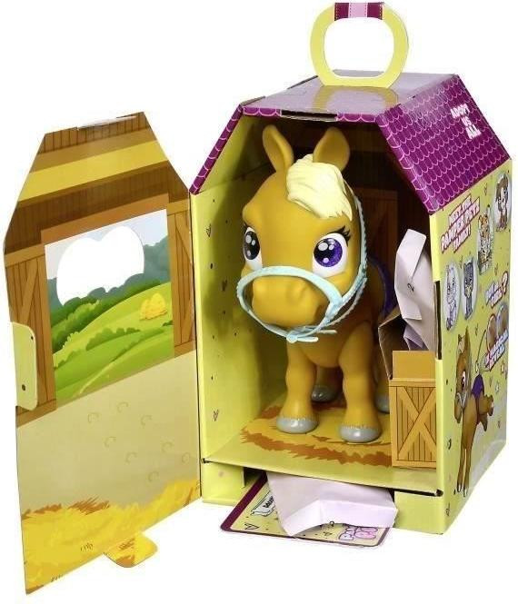 Simba Interactief pony speelgoed met accessoires en plasfunctie, 24 cm