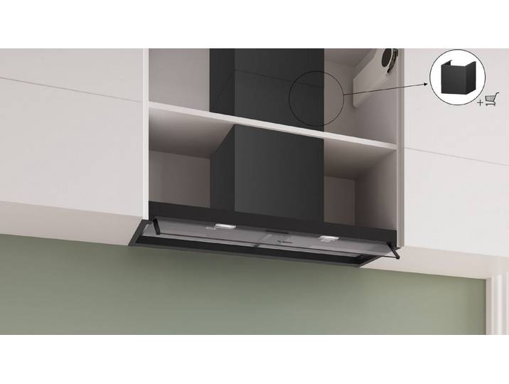 BOSCH Lüfterbaustein DBB95CC60 Serie Serie 4 Effizientes Dual-Filtersystem & maximaler Stauraum im Schrank
