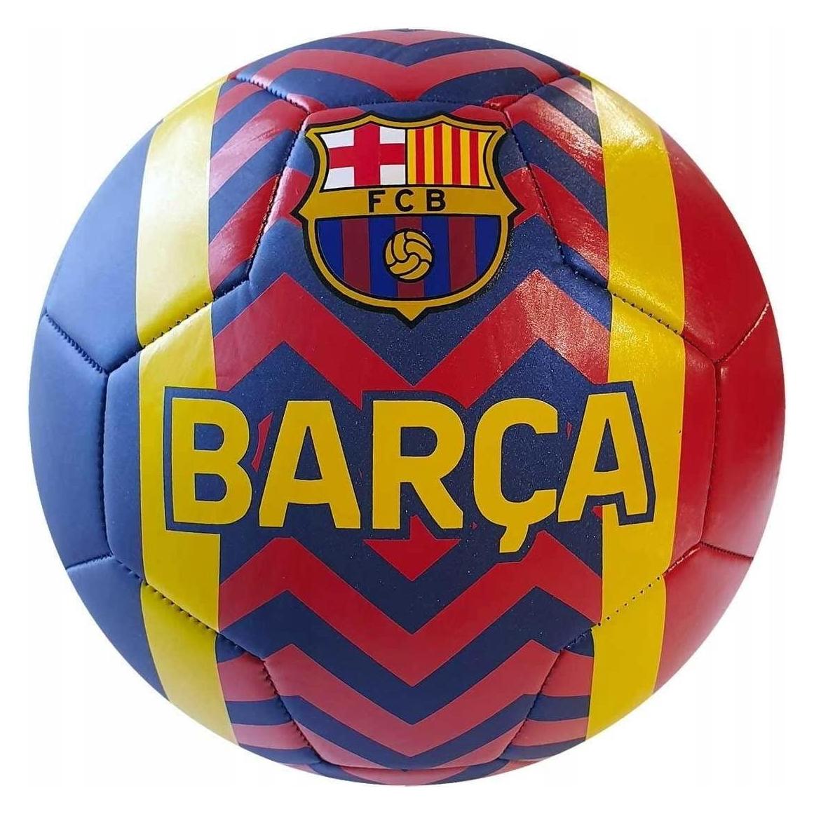 Phi Promotions FC Barcelona Fussball "ZIGZAG" Fan Ball (5) (85664)