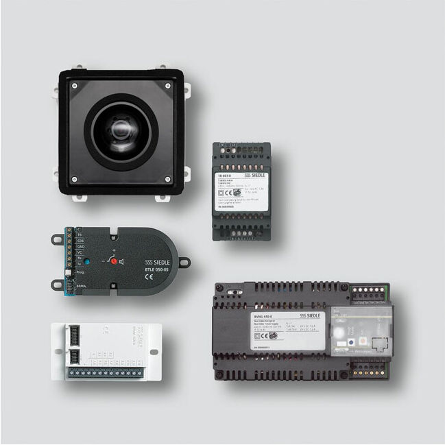 Siedle Kit d’encastrement vidéo KIT EV 058-0 Noir (210010299-00)