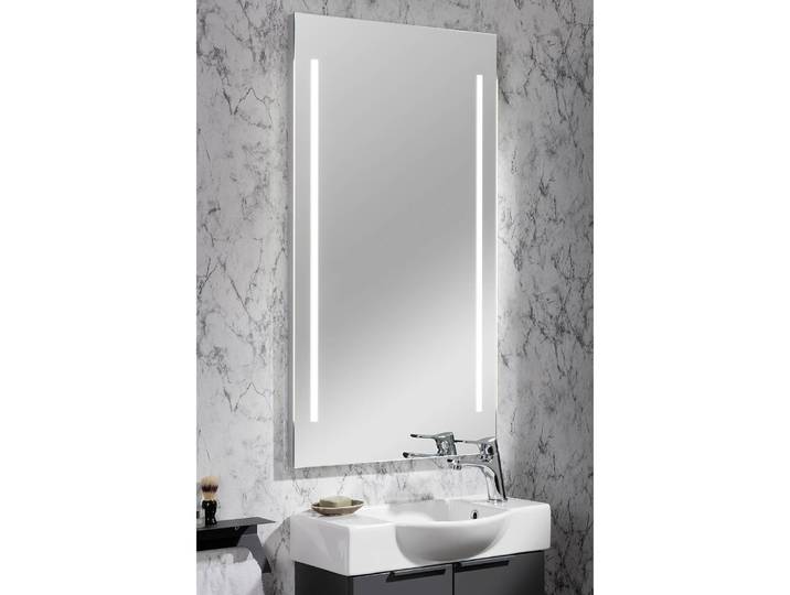 Spiegel Luna 55cm Silber Trägerplatte: Spanplatte, beschichtet 55cm