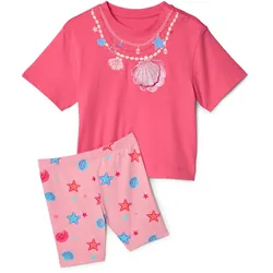 Tchibo - Kinder-T-Shirt mit Radler - Baby - Gr. 86/92 - rosa