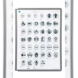 Durable 5606 37 Sichttafel SHERPA® PANEL A4, graphit