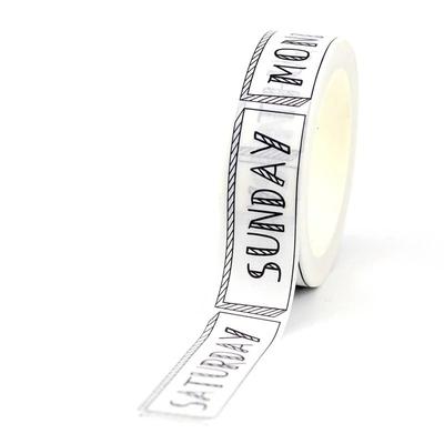 Japanese Minimalist Weekly Planner Washi Tape Japanese Minimalist Weekly Planner Washi Tape