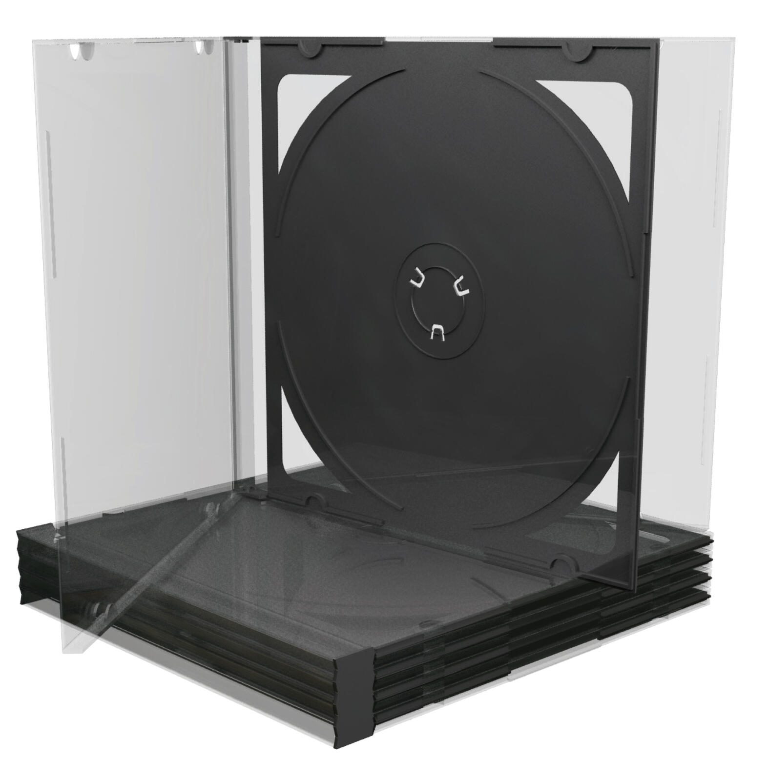 MediaRange Jewel Cases 2er CD-/DVD-Hüllen schwarz BOX31-2