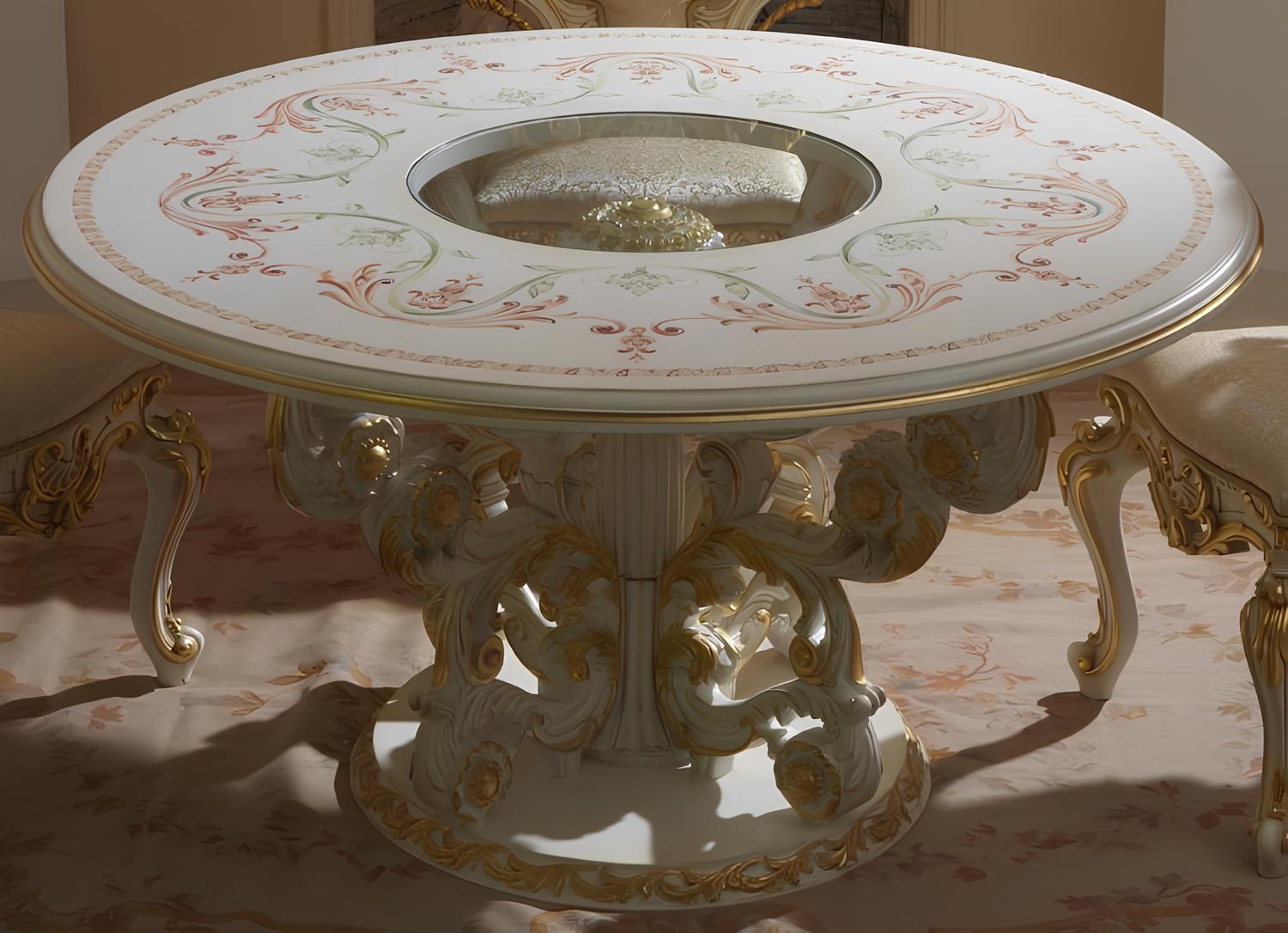 Esstisch Design Möbel Einrichtung Tische Massivholz Tisch Luxus Italienische