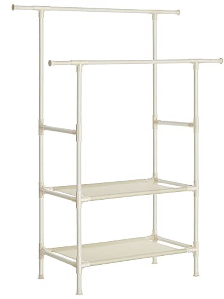 SONGMICS Kleiderständer in Weiß - (B)114 x (H)171 x (T)45 cm - onesize