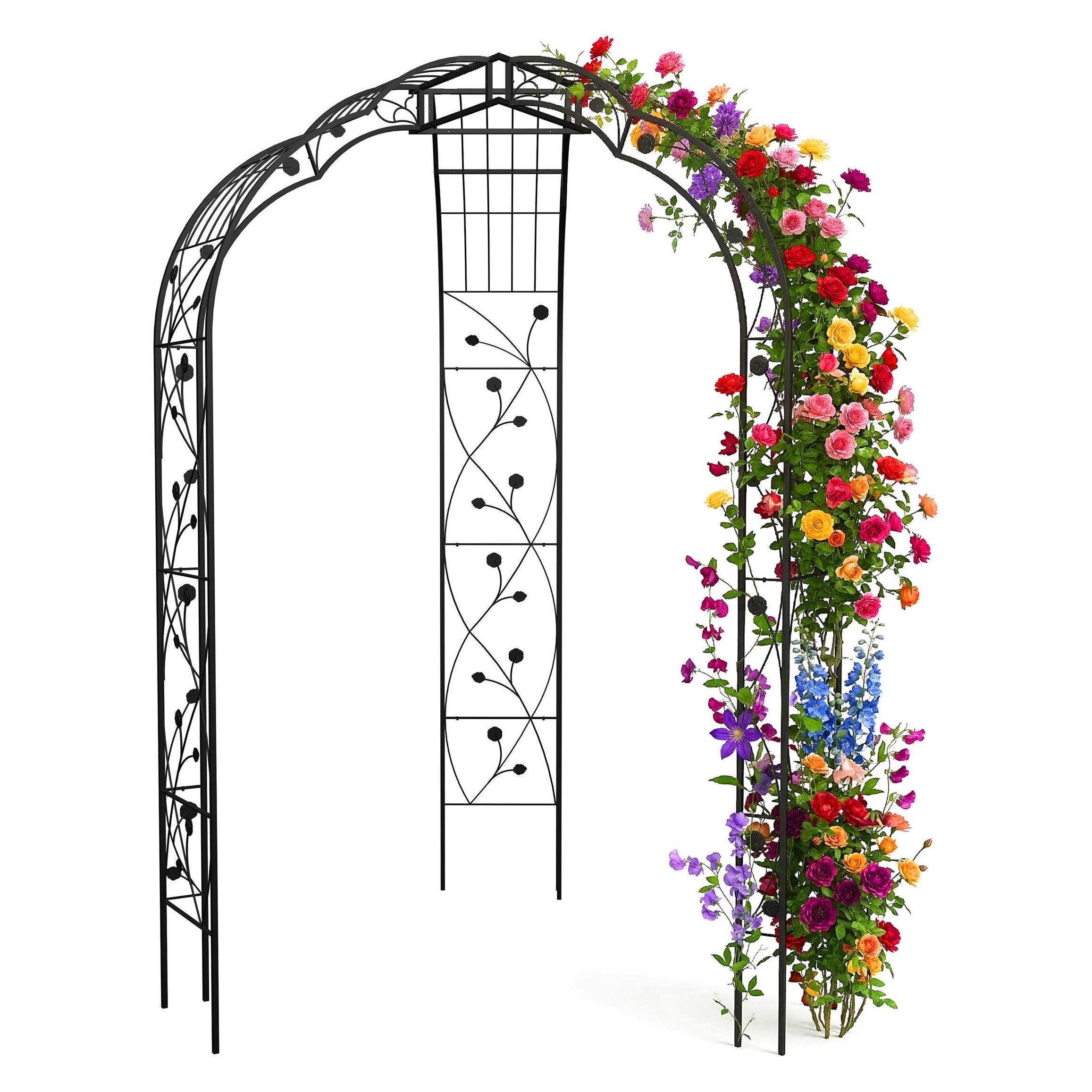 Relaxdays Rosenpavillon (178 cm, 178 cm) (4052025528898)