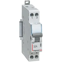 Legrand 412904 Wechselschalter CX3 1 Schließer + 1 Öffner 32A, Gebrauchskat. AC-22A, 1TE