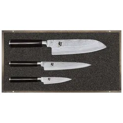 KAI Shun Messerset DMS-310 - Officemesser + Allzweckmesser + Santoku