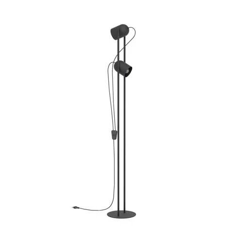 Eglo Tilston Vloerlamp - Zwart - Kantelbaar - 142,5 cm
