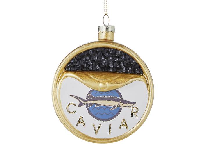 Baumanhänger HANG ON Caviar 9 x 4 x 9cm Blau/Blau