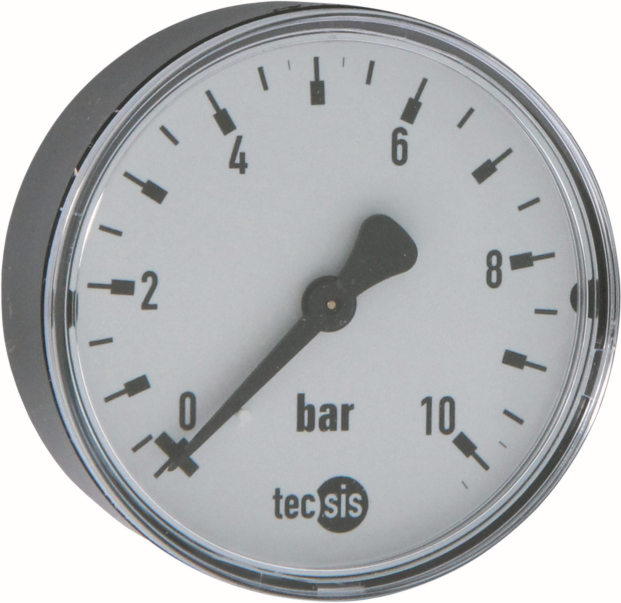 Syr - Sasserath Manometer 0011.08.000 G 1/4, Anzeigebereich 0-10 bar, Ø 63 mm