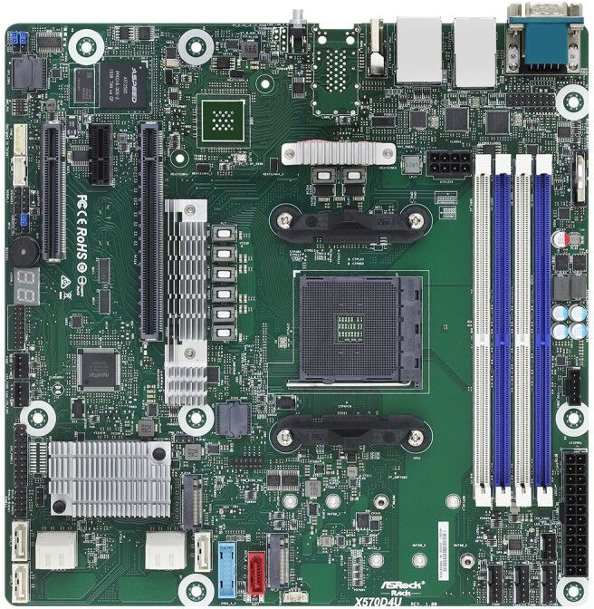 ASRock X570D4U scheda madre AMD X570 PGA 1331 micro ATX (X570D4U)