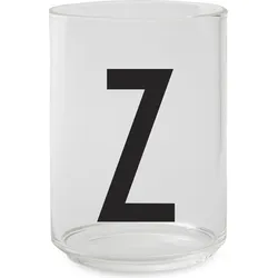 Aj Wasserglas Buchstabe Z