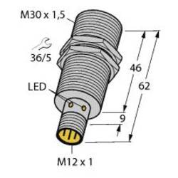 Turck Sensor Induktiv bündig PNP, Schließer BI15-M30-AP6X-H1141 46185