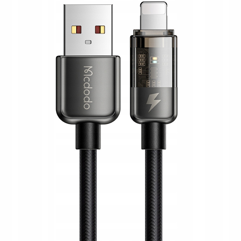 Mcdodo CA-3141 Lightning-kabel, 1,8 meter, zwart