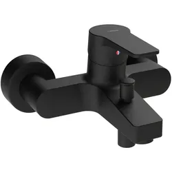 Hansa, Duscharmatur + Badewannenarmatur, Hansatwist Wannen- und Brausearmatur, mit Sicherungseinrichtung, Ausladung: 162 mm, 0974218