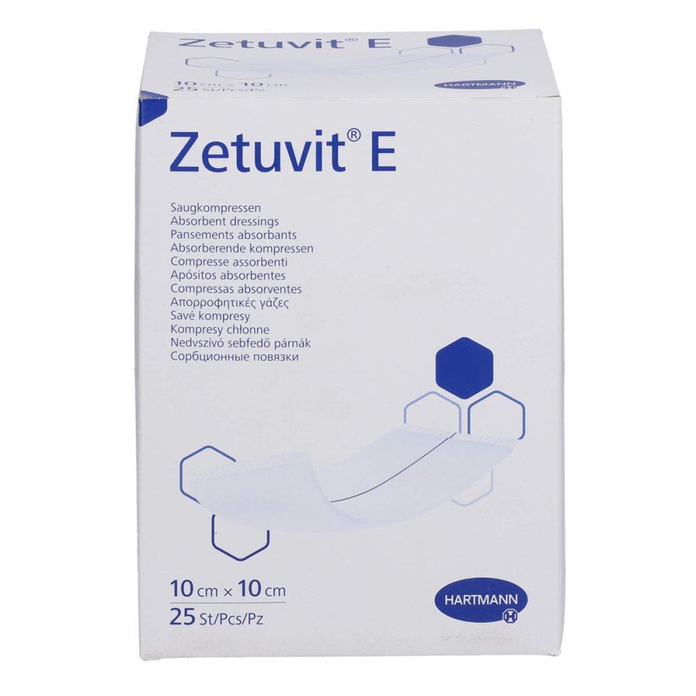 B2B Medical GmbH Zetuvit E Saugkompressen Steril 10x10 Cm 18470054