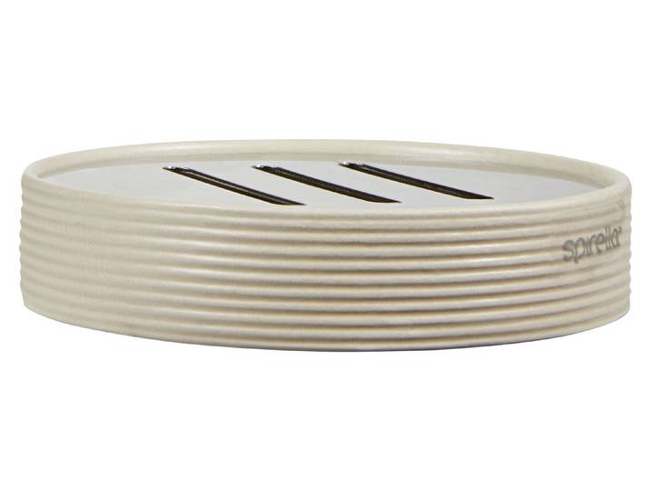 Spirella Seifenschale Tube Ribbed Braun-Gelb ⌀ 11 cm