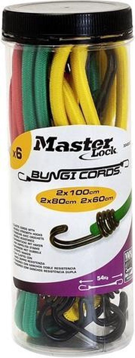 Master Lock Snelbinders Set van 12 - Koker