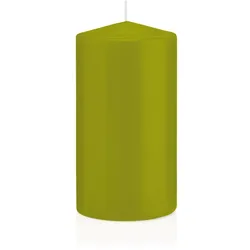 Wiedemann Kerzen grüne Stumpenkerzen 80 x 50 mm, 24 Stück
