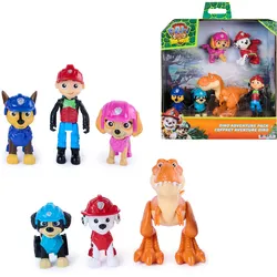 PAW Patrol: Der Dino Film, Dino Abenteuer Figuren-Geschenkset, 6er-Pack
