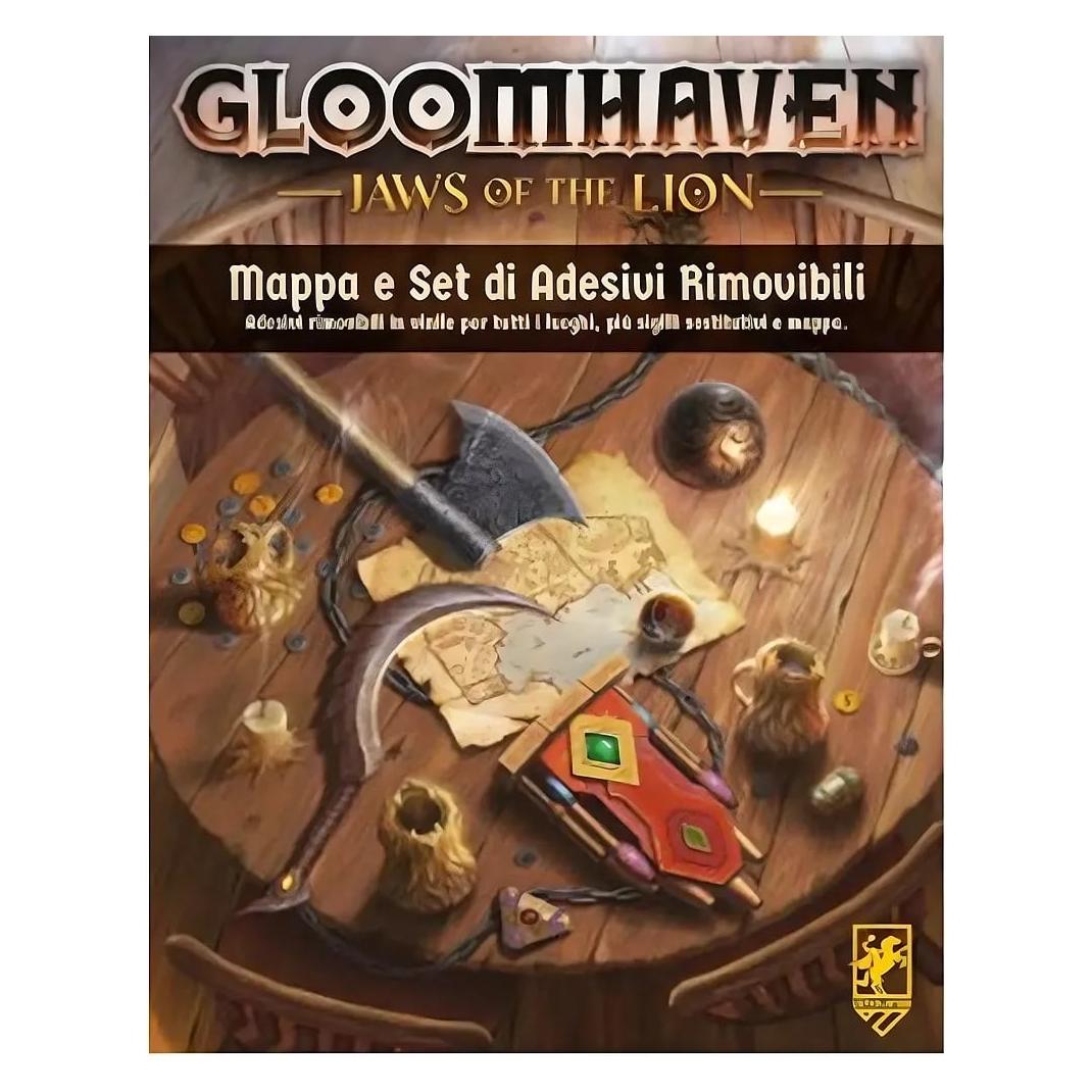 Asmodée Gloomhaven, 2a Ed. - Jaws of the Lion: Removable Sticker Set (Italienisch) (10805)