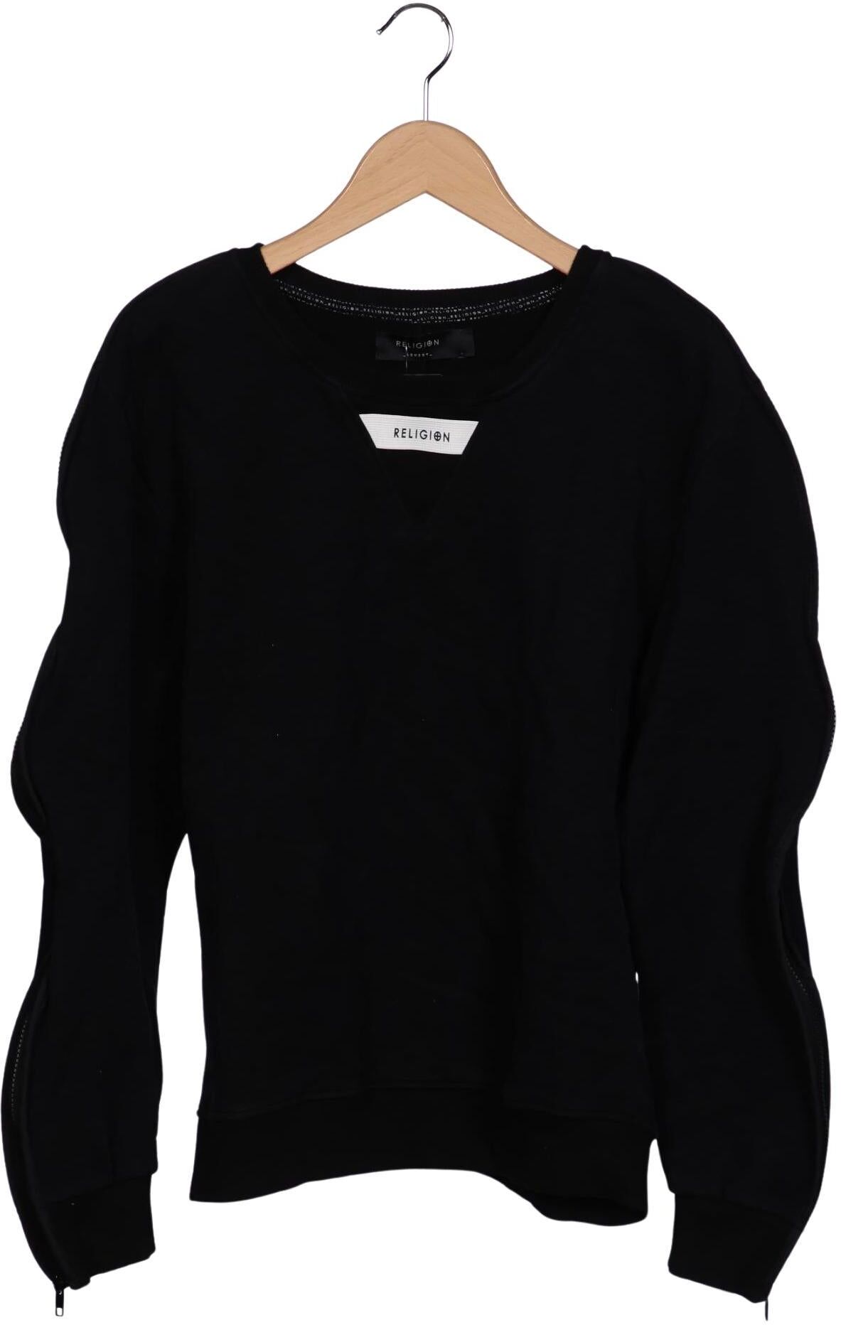 Religion Herren Sweater, Schwarz, Gr. XL, Baumwolle - Second Hand