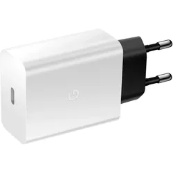 Google Power Charger (30 W, 1 Port), USB Ladegerät, Weiss