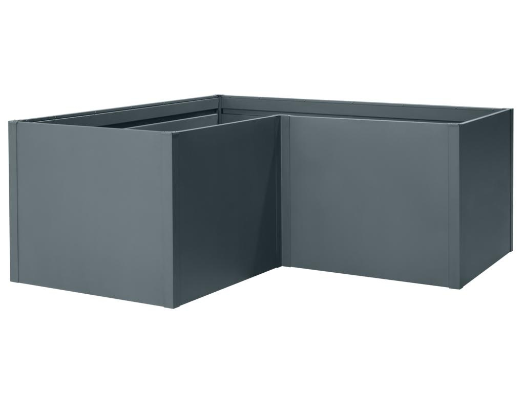JUNGELMAR Gartenbeet Twin-Wall anthr. 180x180x76cm 16956186